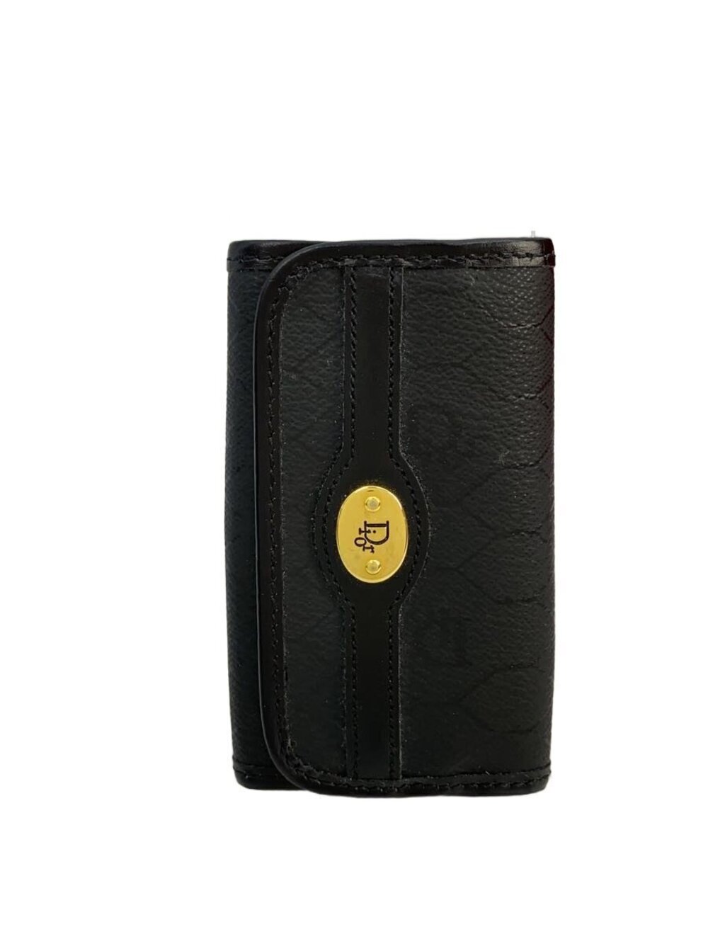Christian Dior Key Case Wallet Black
